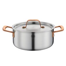 Spring Gourmet Rosegold Kookpan 20 cm laag (online) kopen? | OnlinePannen.nl