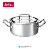 spring brigade premium kookpan 16 cm laag art. nr. 0415500616