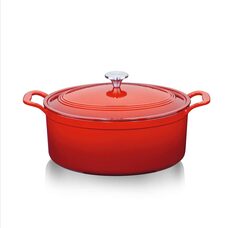 Spring Escale Braadpan ovaal 31 cm rood